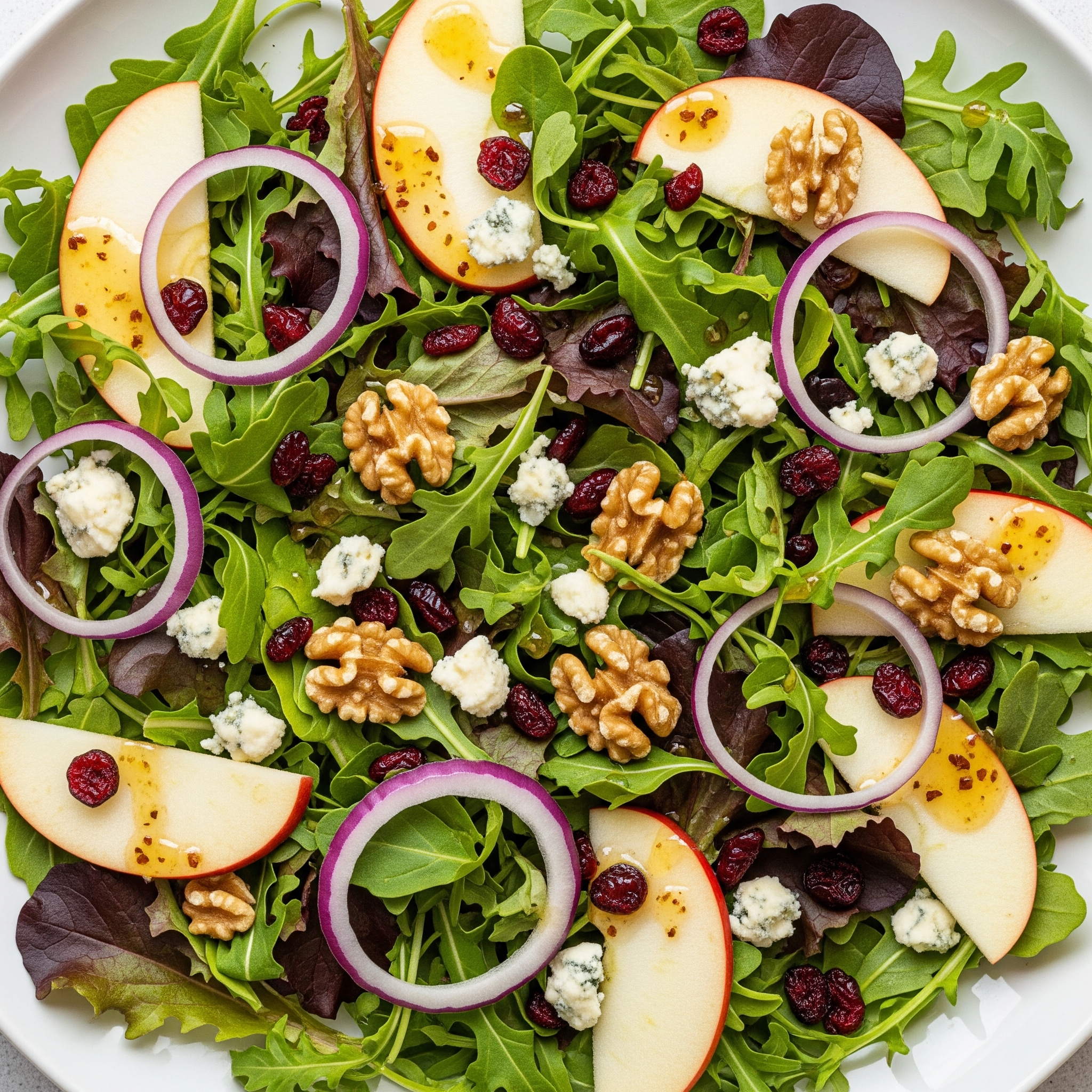 Apple, Walnut & Blue Cheese Salad