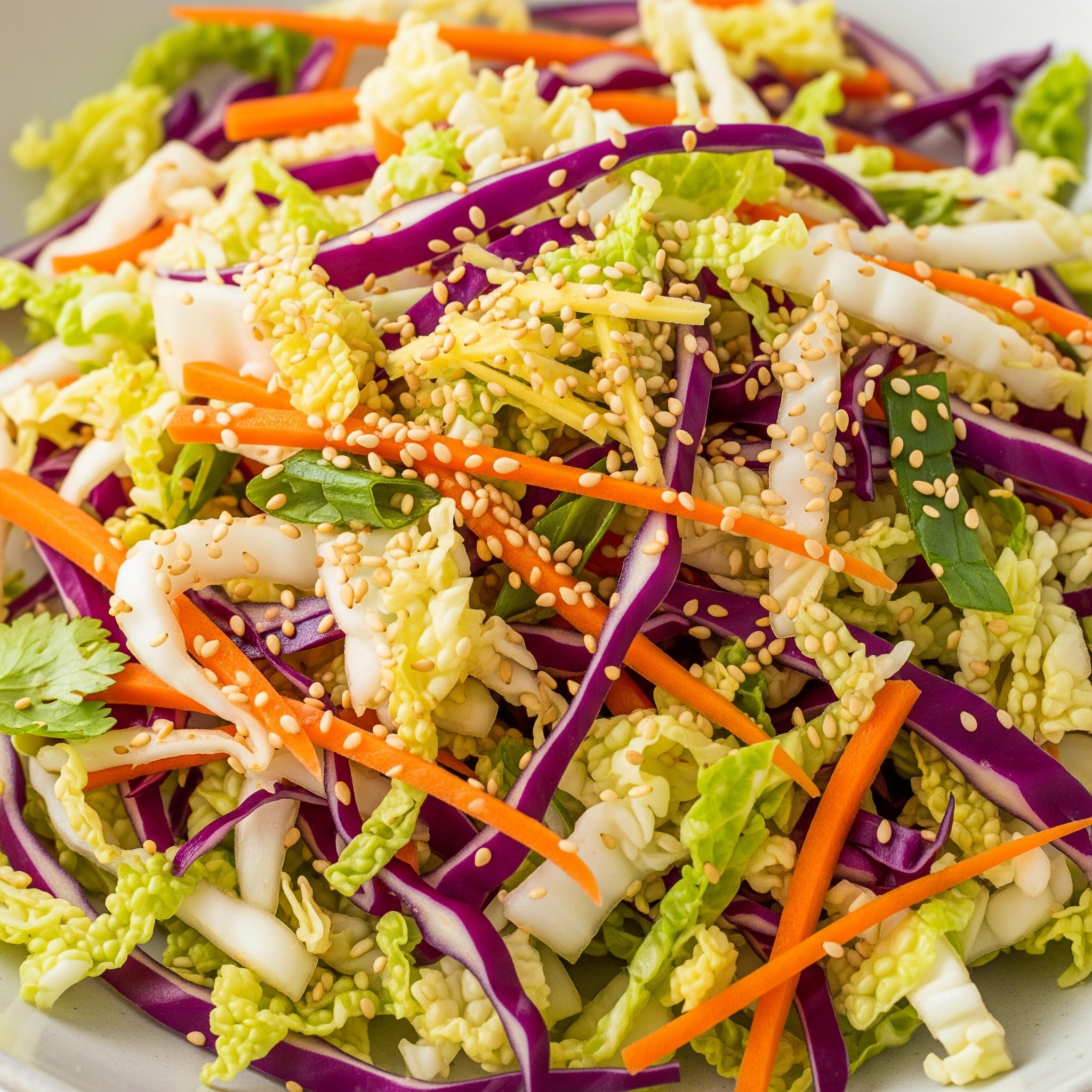 Crunchy Carrot & Cabbage Slaw