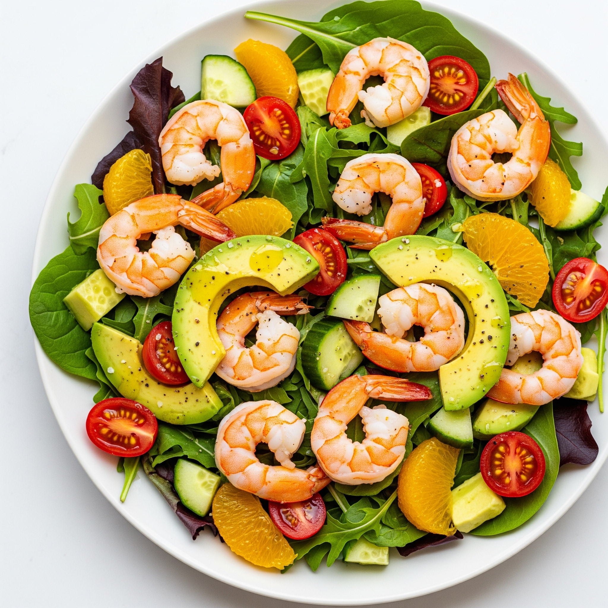 Shrimp & Avocado Salad with Citrus Vinaigrette