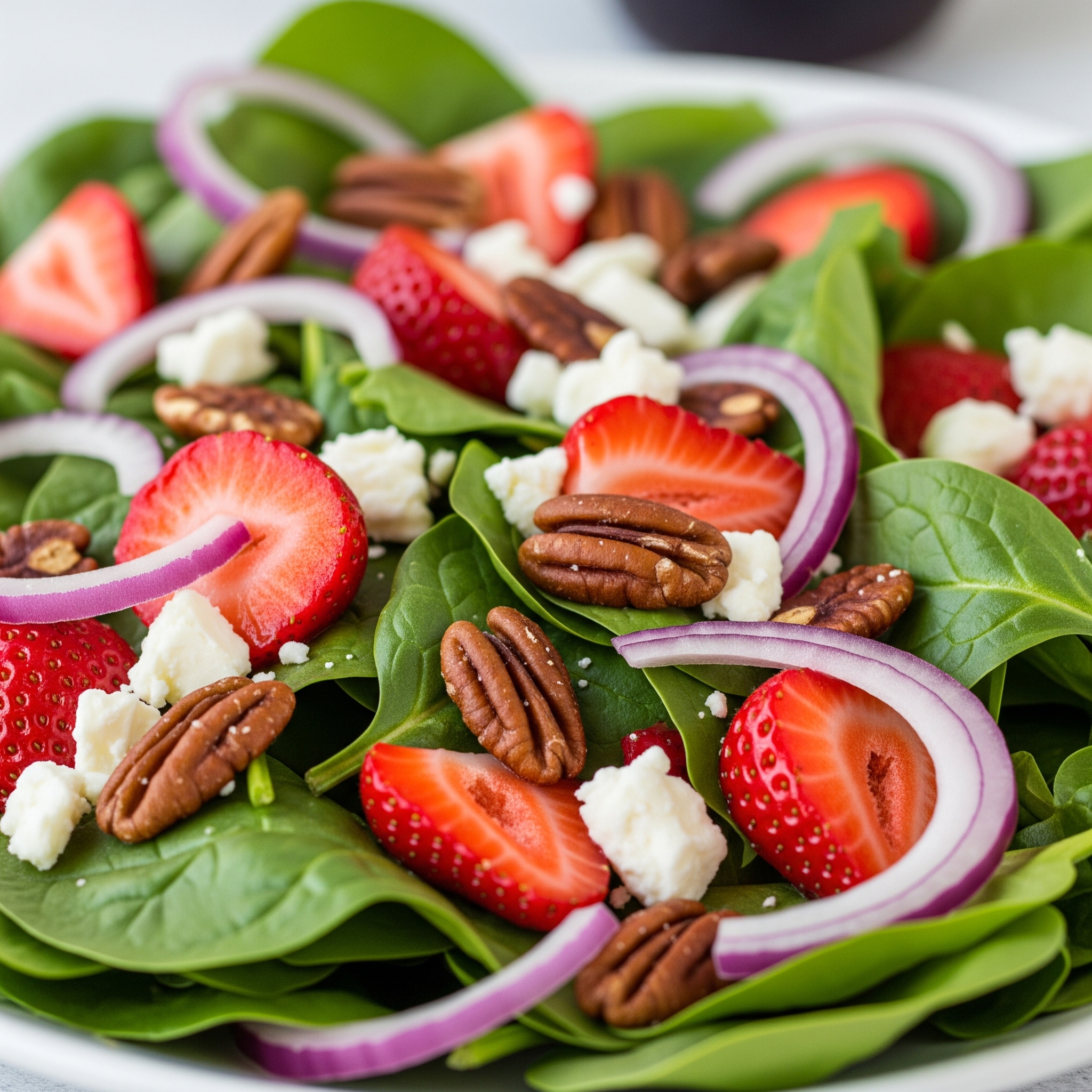 Strawberry Spinach Salad